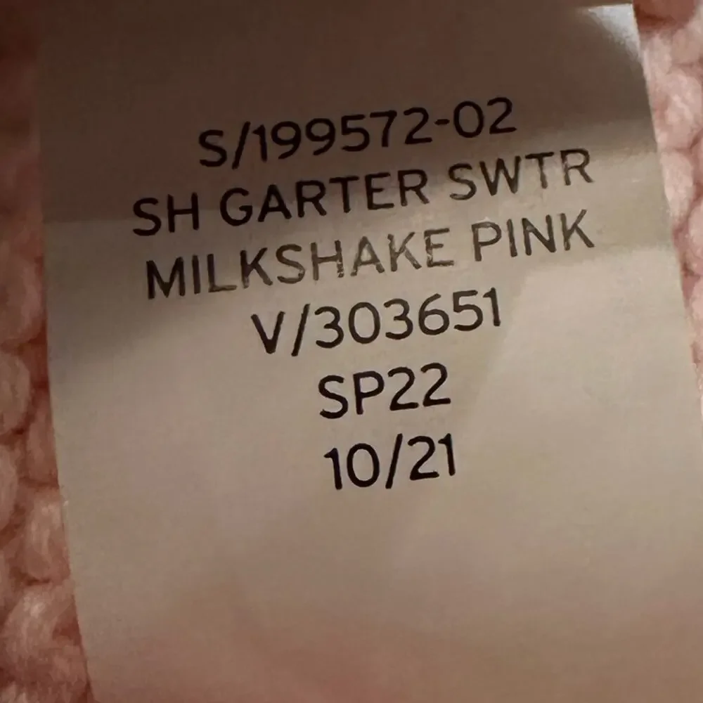 Baby Gap Pink Milkshake Teddy Bear Sweater in Cotton a size infant 3-6 Months